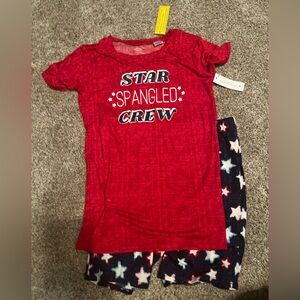 4th Fourth of July Pajamas Boys XL NWT